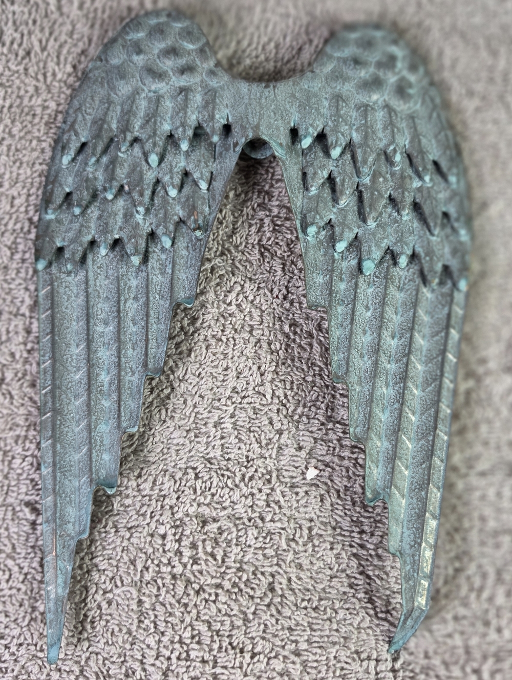 Patina Green Angel Wings Wall Decor